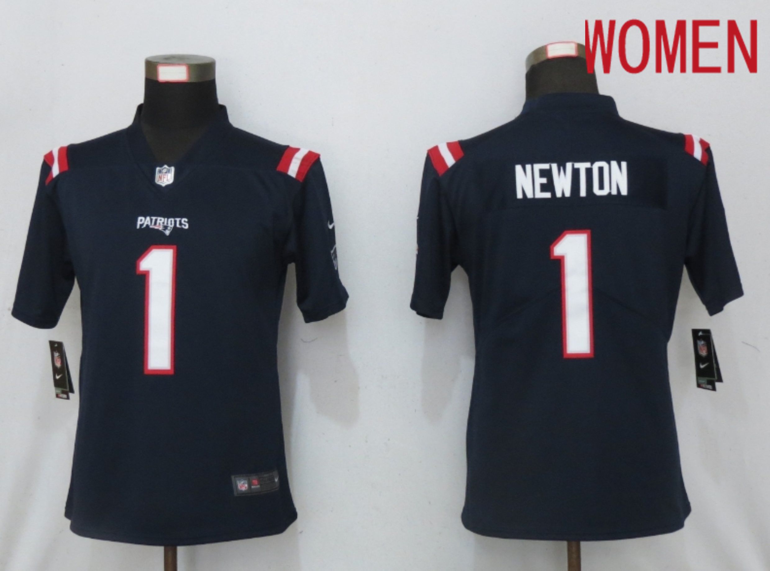 Women New England Patriots #1 Newton Blue Elite Playe Nike NFL Jersey->seattle seahawks->NFL Jersey